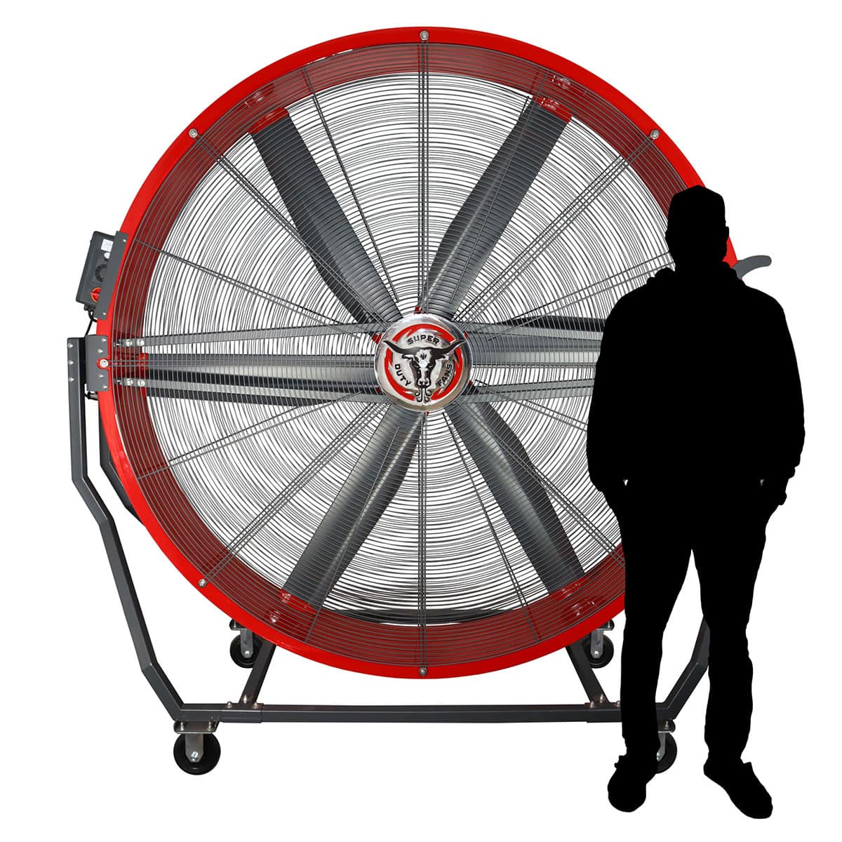 8' Direct Drive Floor Fan w/ Tilt – BIG-TEX-8, aimsairflow.com